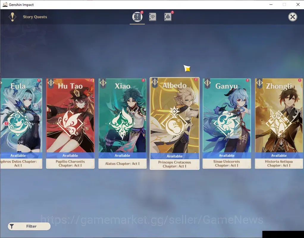 Genshin Impact Accounts ASIA| AR 42| 4 Limited + 3 (*5Standard)| [Nicole,F image 14