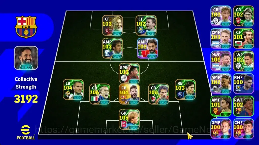 eFootball Accounts Android|Big time(Shinsuke Nakamura),Franco Baresi, image 1