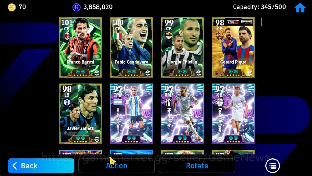 eFootball Accounts Android|Big time(Shinsuke Nakamura),Franco Baresi, image 15