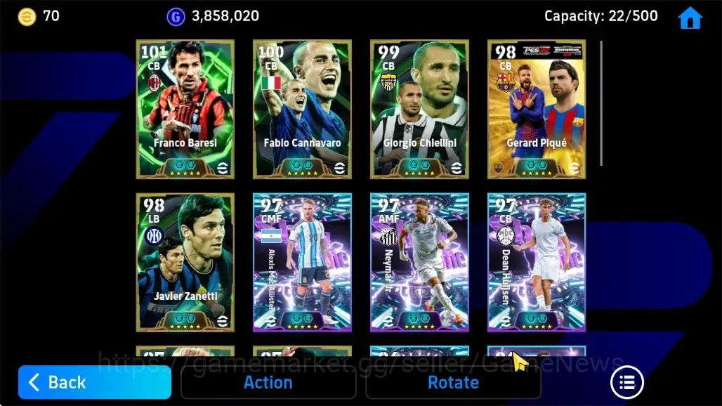 eFootball Accounts Android|Big time(Shinsuke Nakamura),Franco Baresi, image 6
