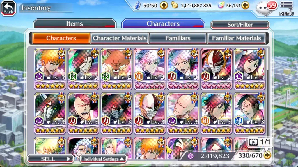 Bleach: Brave Souls Accounts Starter [GLOBAL]|56K Orb|DT Ichigo,TYBW26 Kenpachi,Yachiru,SantaSociety Giselle,TYBW25 18