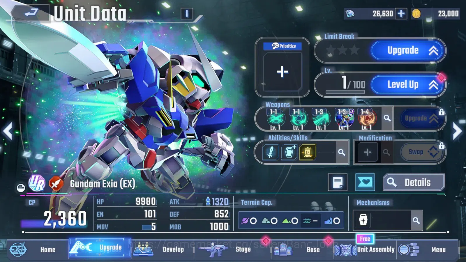 SD Gundam G Generation ETERNAL Accounts GR 1|Narra Gundam,Wing Gundam,Tallgeese,Gundam Exi image 10