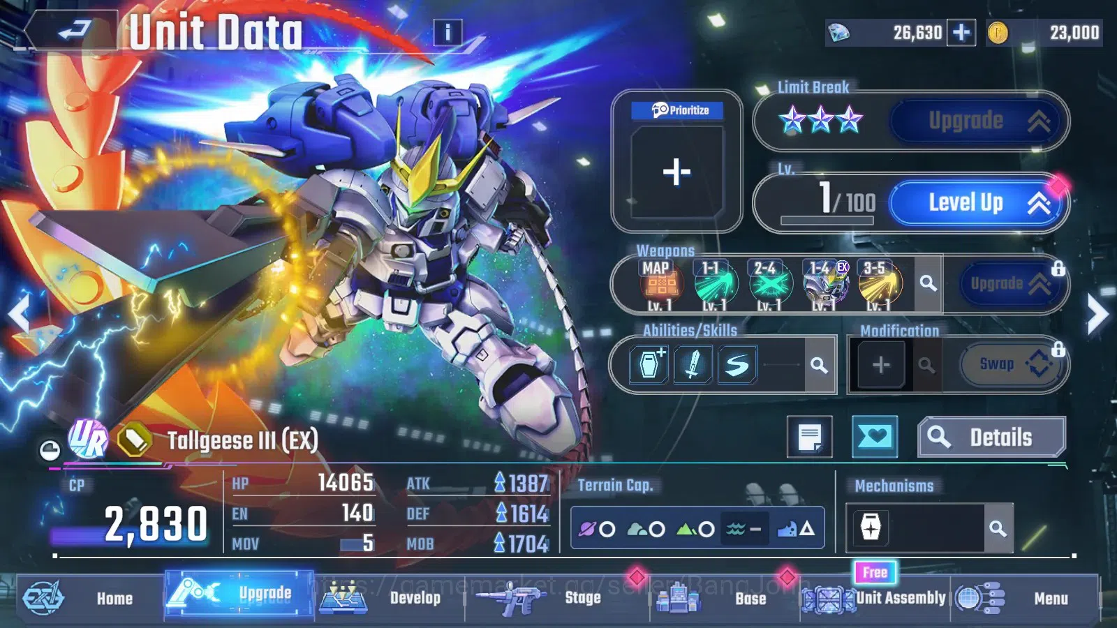 SD Gundam G Generation ETERNAL Accounts GR 1|Narra Gundam,Wing Gundam,Tallgeese,Gundam Exi image 11