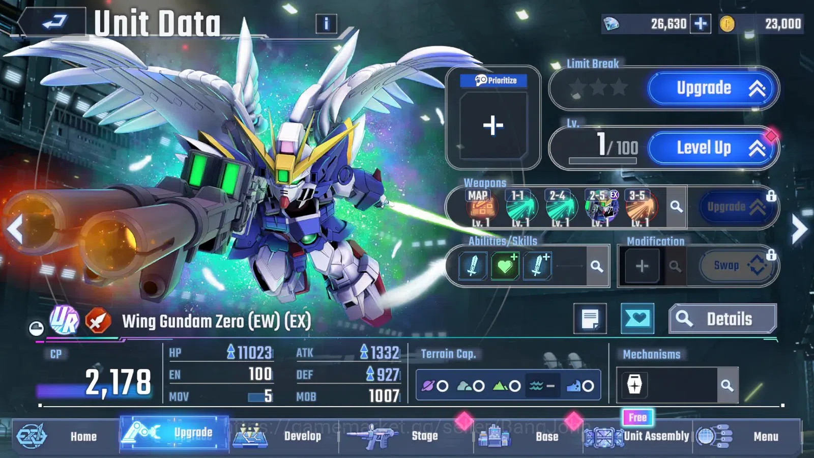 SD Gundam G Generation ETERNAL Accounts GR 1|Narra Gundam,Wing Gundam,Tallgeese,Gundam Exi image 12