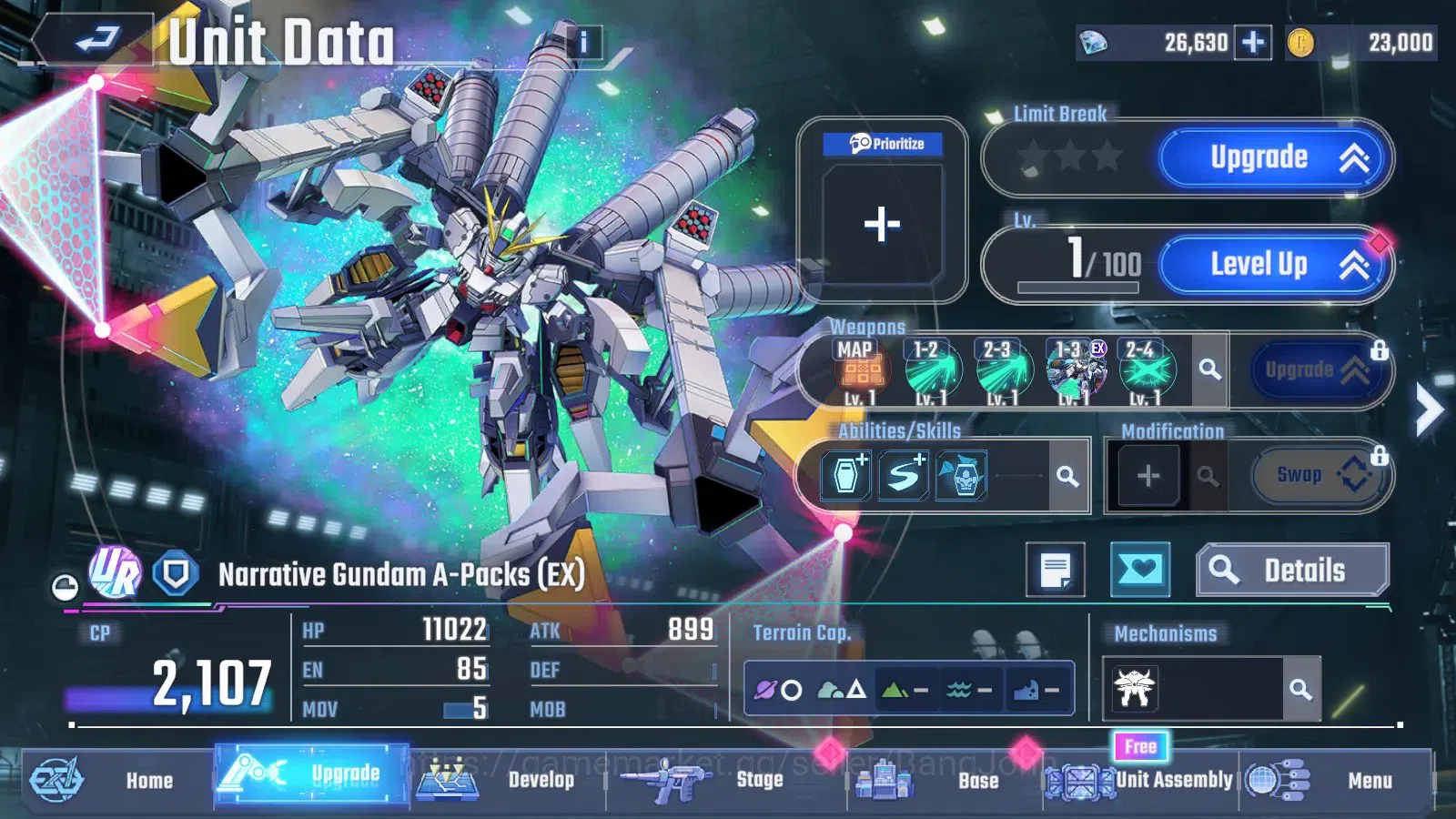 SD Gundam G Generation ETERNAL Accounts GR 1|Narra Gundam,Wing Gundam,Tallgeese,Gundam Exi image 13