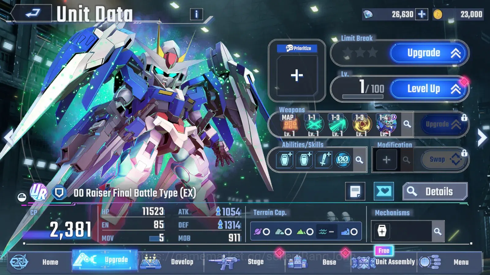 SD Gundam G Generation ETERNAL Accounts GR 1|Narra Gundam,Wing Gundam,Tallgeese,Gundam Exi image 9