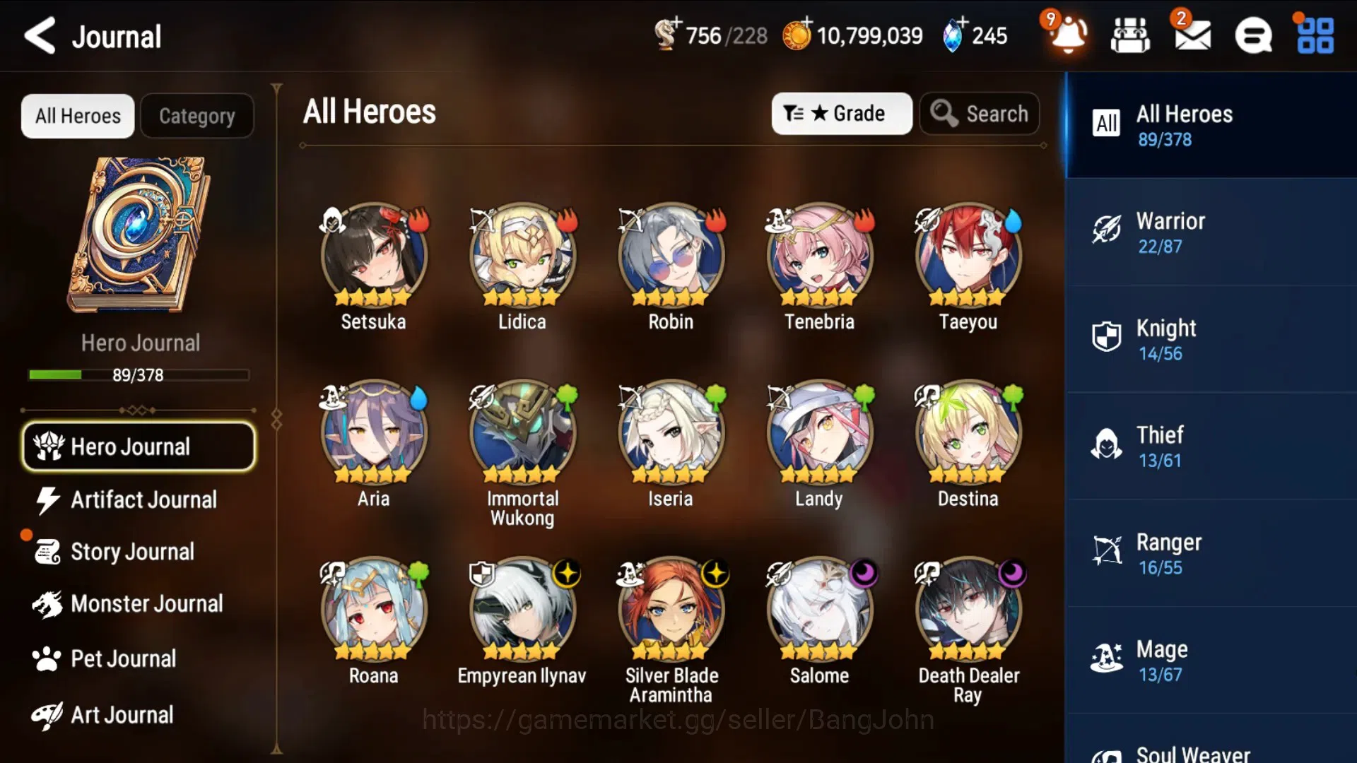 Epic Seven Accounts Global Unverif|4 ML(Salome,Empyrean Iseria,Silver  image 16