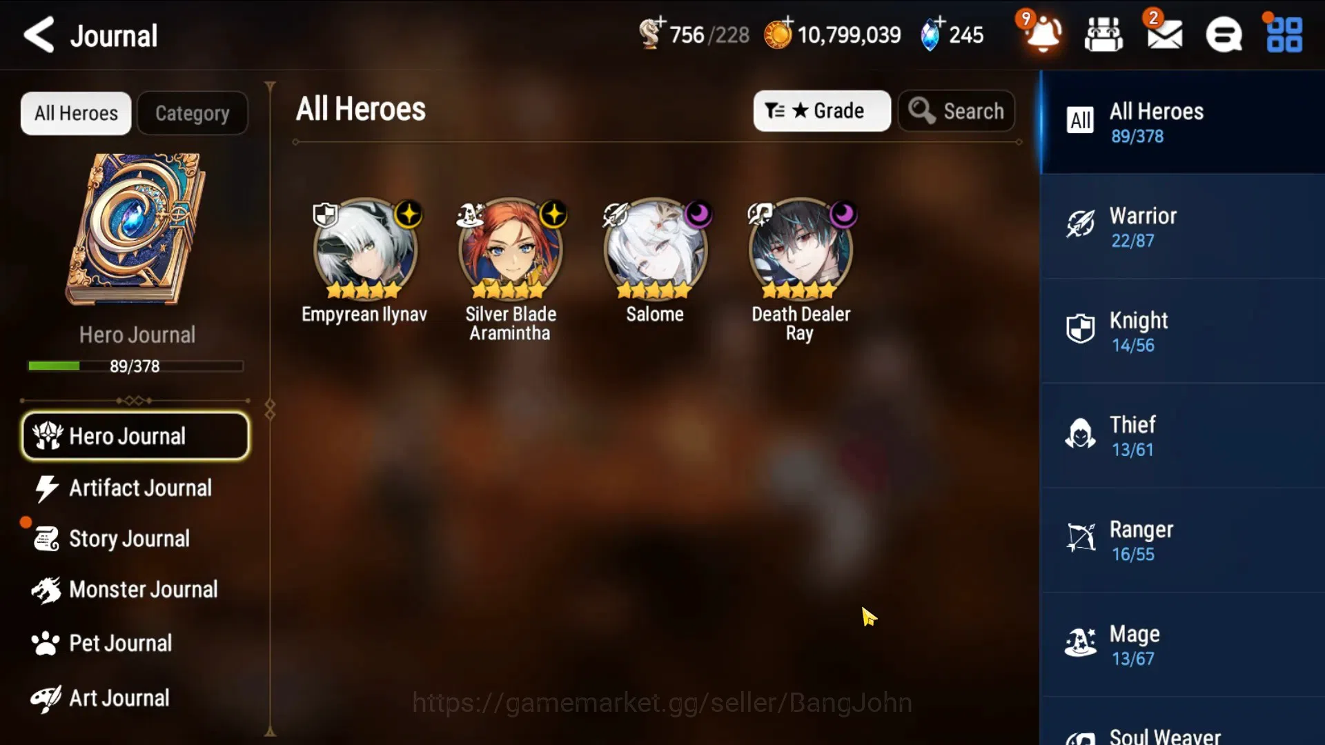 Epic Seven Accounts Global Unverif|4 ML(Salome,Empyrean Iseria,Silver  image 17