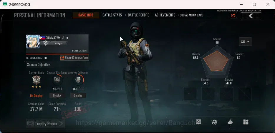 Arena Breakout Accounts Mobile | Lvl 30 | SV 20.7M | CV 8.8M | Take Mail | image 2