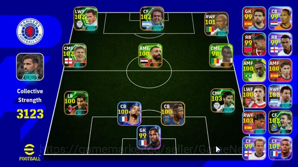 eFootball Accounts Android |7 Epic,Xabi Alonso,Steven Gerrard,el hadj image 1