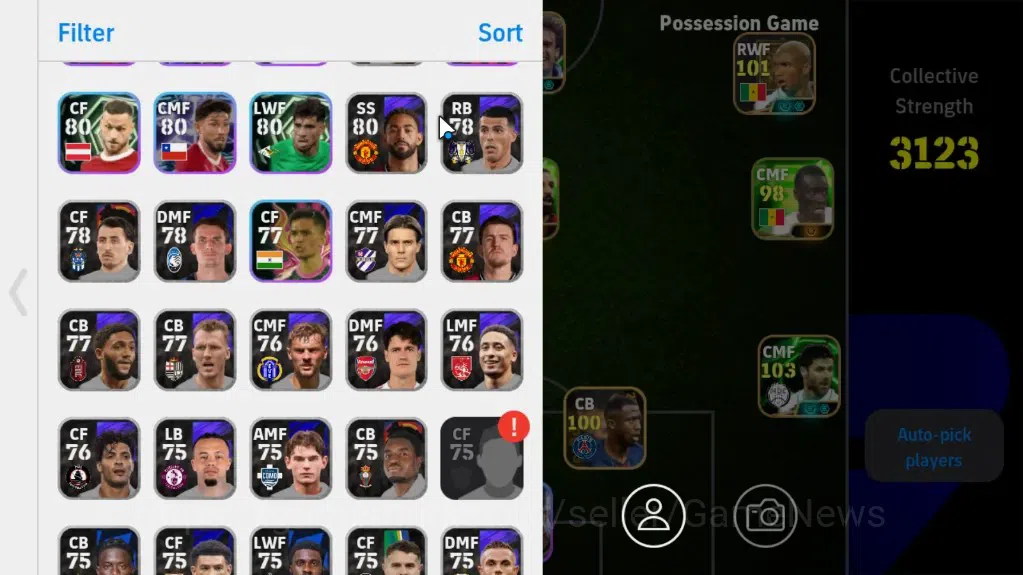 eFootball Accounts Android |7 Epic,Xabi Alonso,Steven Gerrard,el hadj image 3