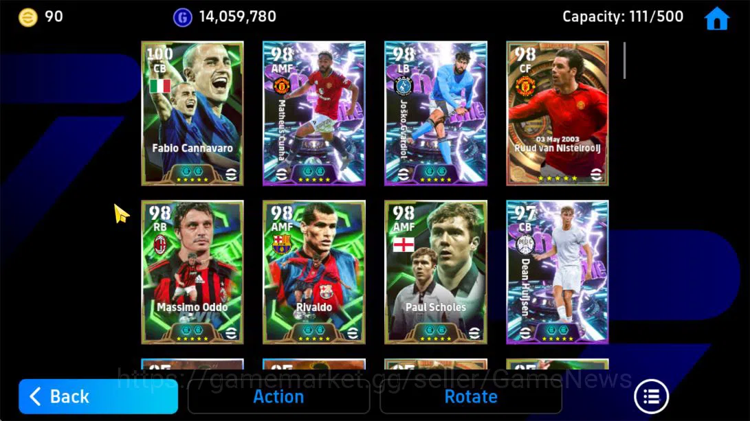 eFootball Accounts Mobile|BigTime(Ruud VanNistelrooij,David Beckham), image 10
