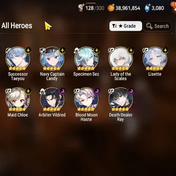 Epic Seven Accounts High-End GLOBAL Verif|NewEra|9 ML(LOT Scales,Lisette,AB Vildred,etc)+Hecate,AS Flan,A Ludwig,Etc|730k
