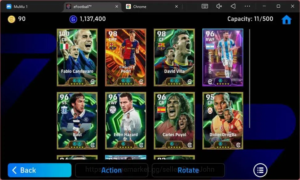 eFootball Accounts Android | PW 3113 |Bigtime Pedri|Epic Cannavaro,Vi image 2