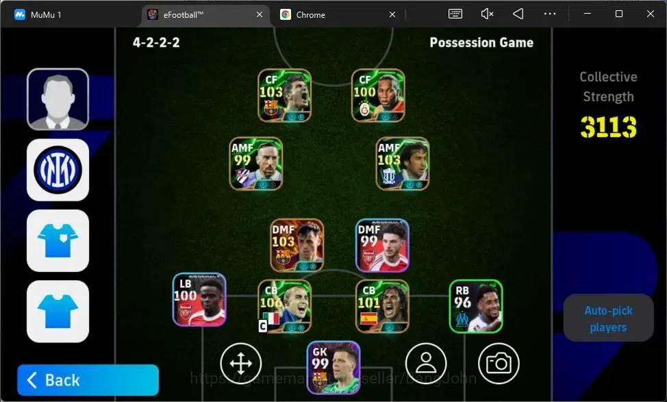 eFootball Accounts Android | PW 3113 |Bigtime Pedri|Epic Cannavaro,Vi image 4