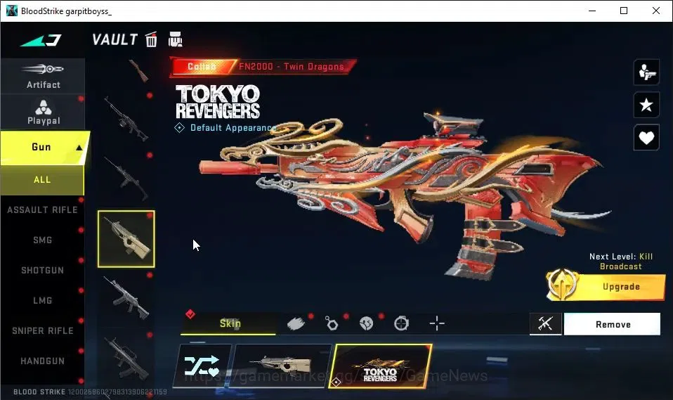 Blood Strike Accounts ASIA|Melee ULTRA Talon Knife-Sanctum|Collab TokRev image 5