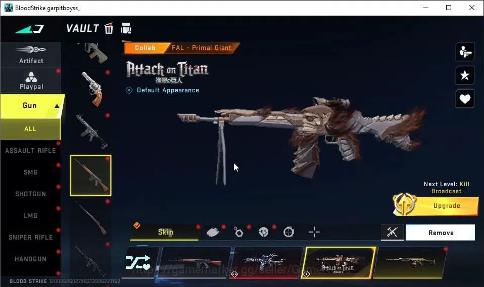 Blood Strike Accounts ASIA|Melee ULTRA Talon Knife-Sanctum|Collab TokRev image 7