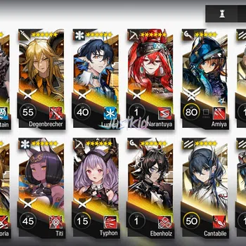Arknights Accounts Mid-Tier ARKNIGHTS GLOBAL EARLYMID 12*6 , LIMITED WISADEL