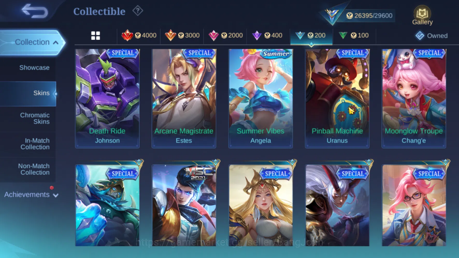 Mobile Legends: Bang Bang Accounts Hero 70 Skin 115 | Meow Julian, Silvanna | Epic Gu image 12