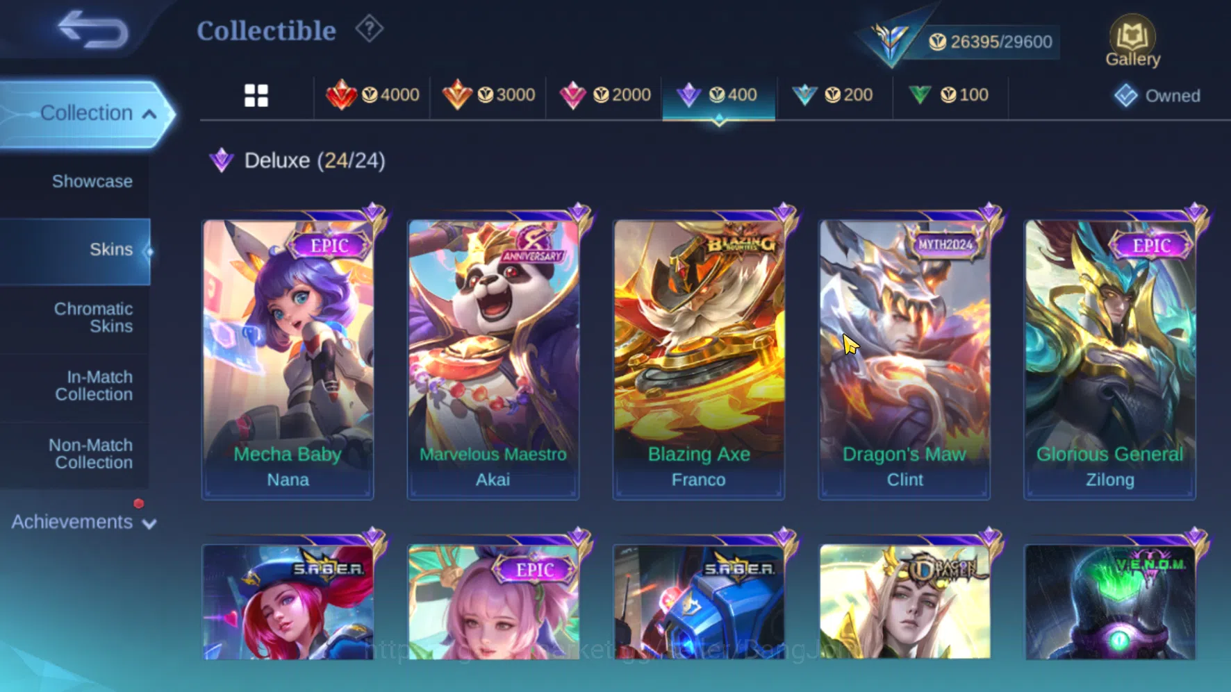 Mobile Legends: Bang Bang Accounts Hero 70 Skin 115 | Meow Julian, Silvanna | Epic Gu image 6