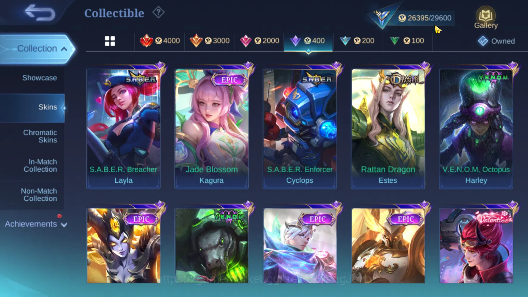 Mobile Legends: Bang Bang Accounts Hero 70 Skin 115 | Meow Julian, Silvanna | Epic Gu image 7