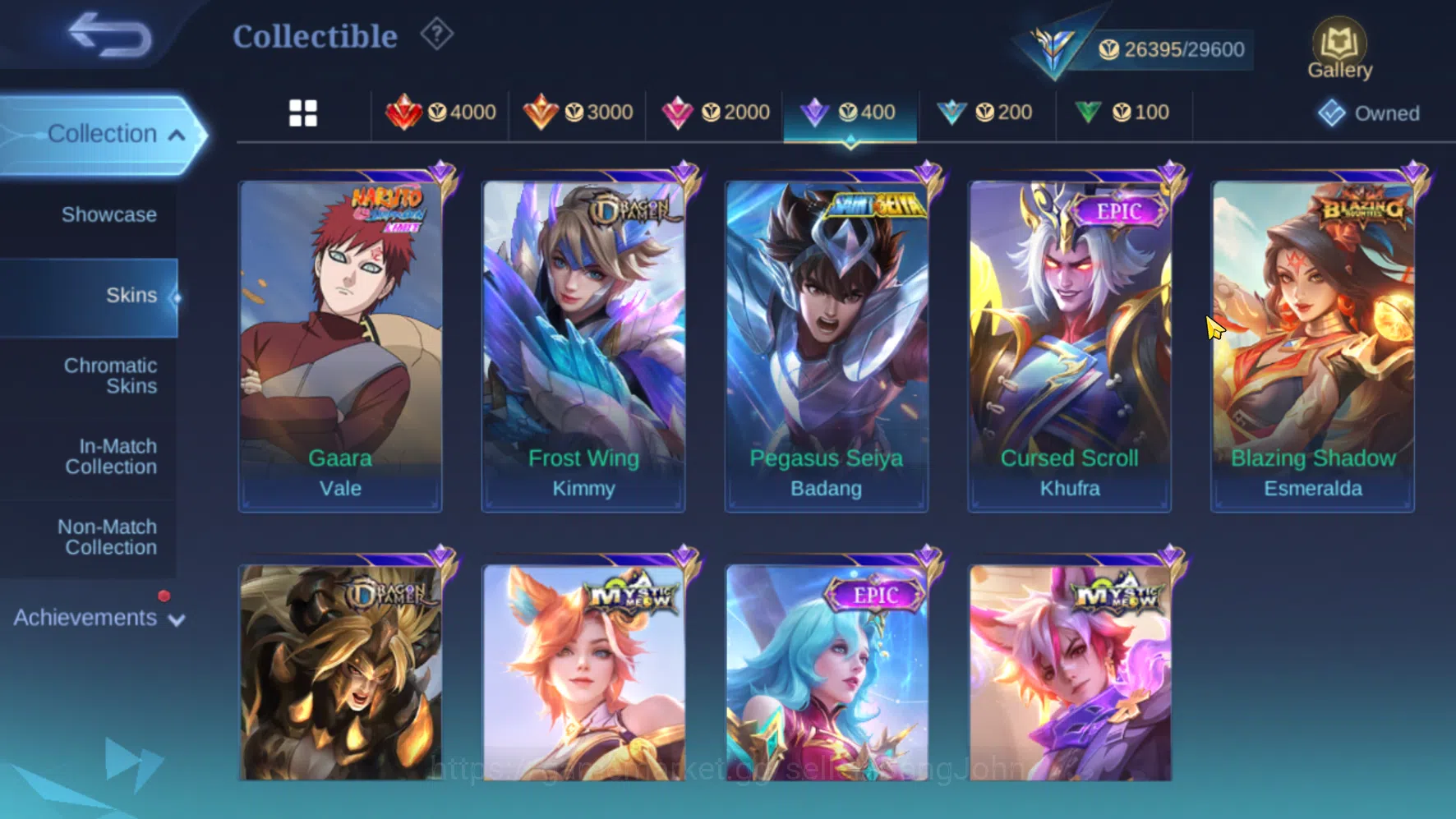 Mobile Legends: Bang Bang Accounts Hero 70 Skin 115 | Meow Julian, Silvanna | Epic Gu image 9