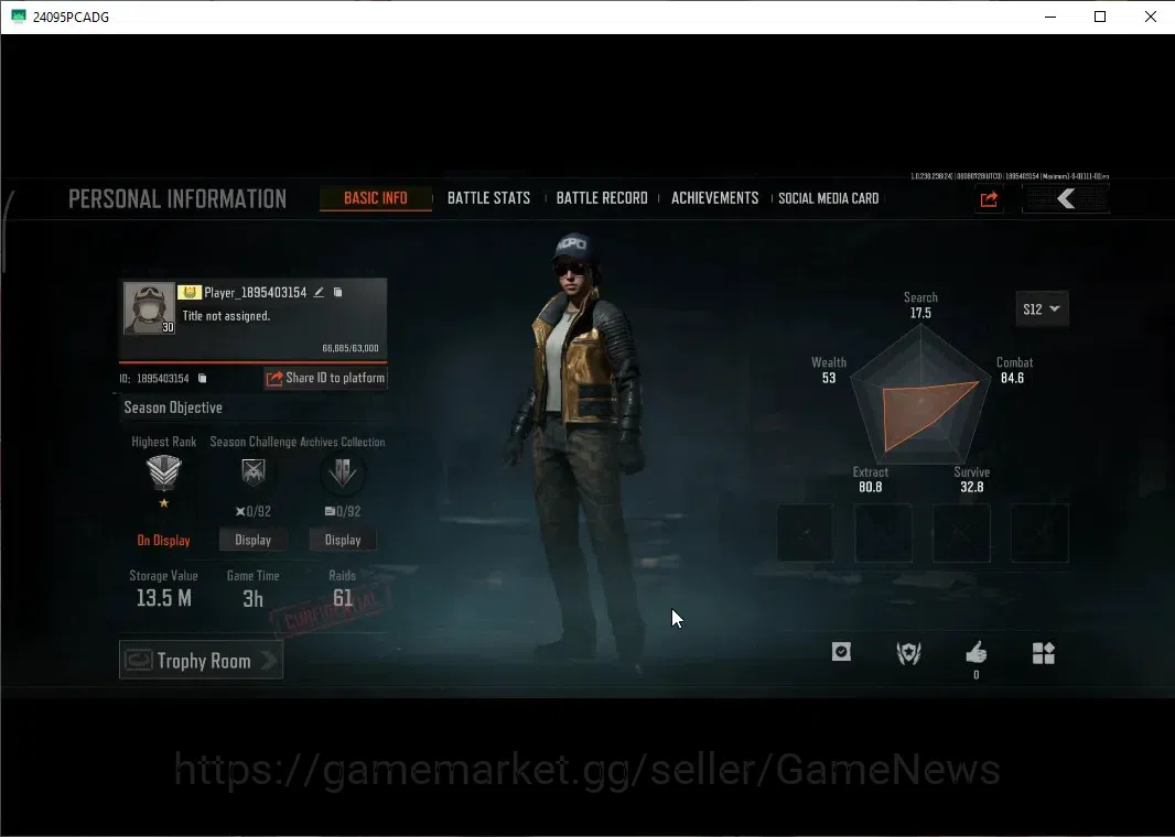 Arena Breakout Accounts MOBILE|Lv30|SV 13,5M|CV 13M|Abomi Vector 9,GM AK-1 image 2
