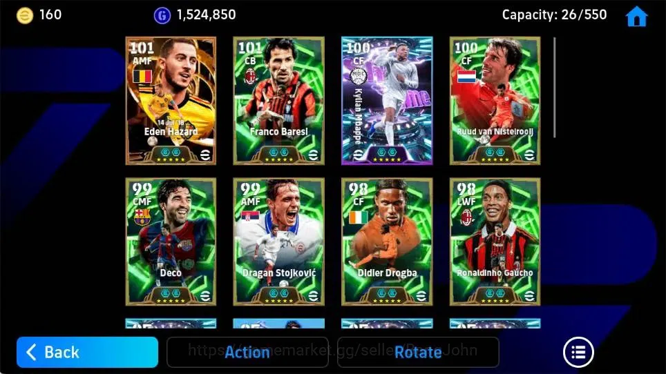 eFootball Accounts Mobile|PW 3226|Bigtime Hazzard|Epic Baresi,Kahn,Ri image 3