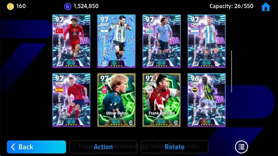 eFootball Accounts Mobile|PW 3226|Bigtime Hazzard|Epic Baresi,Kahn,Ri image 4