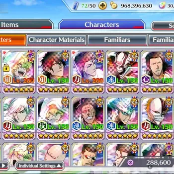 Bleach: Brave Souls Accounts Starter Global|30 Orbs|Fresh All Story|TYBW26 Robert,Gremmy,New Ichigo,Renewd Aizen,Crescent