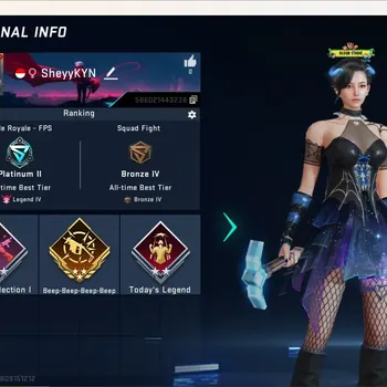 Blood Strike Accounts Others ASIA|Ultra Melee:One-HandedAxe-CrystalBreaker|4 Ultra Gun|9 Legendary Gun|Check SS BS3403B