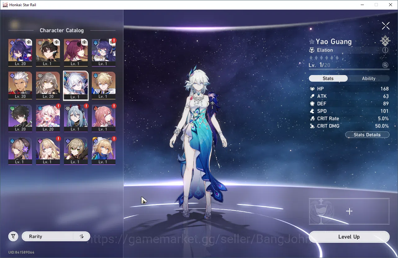 Honkai Star Rail Accounts ASIA | TL 17 | starter polosan limit, yao guang, a image 2