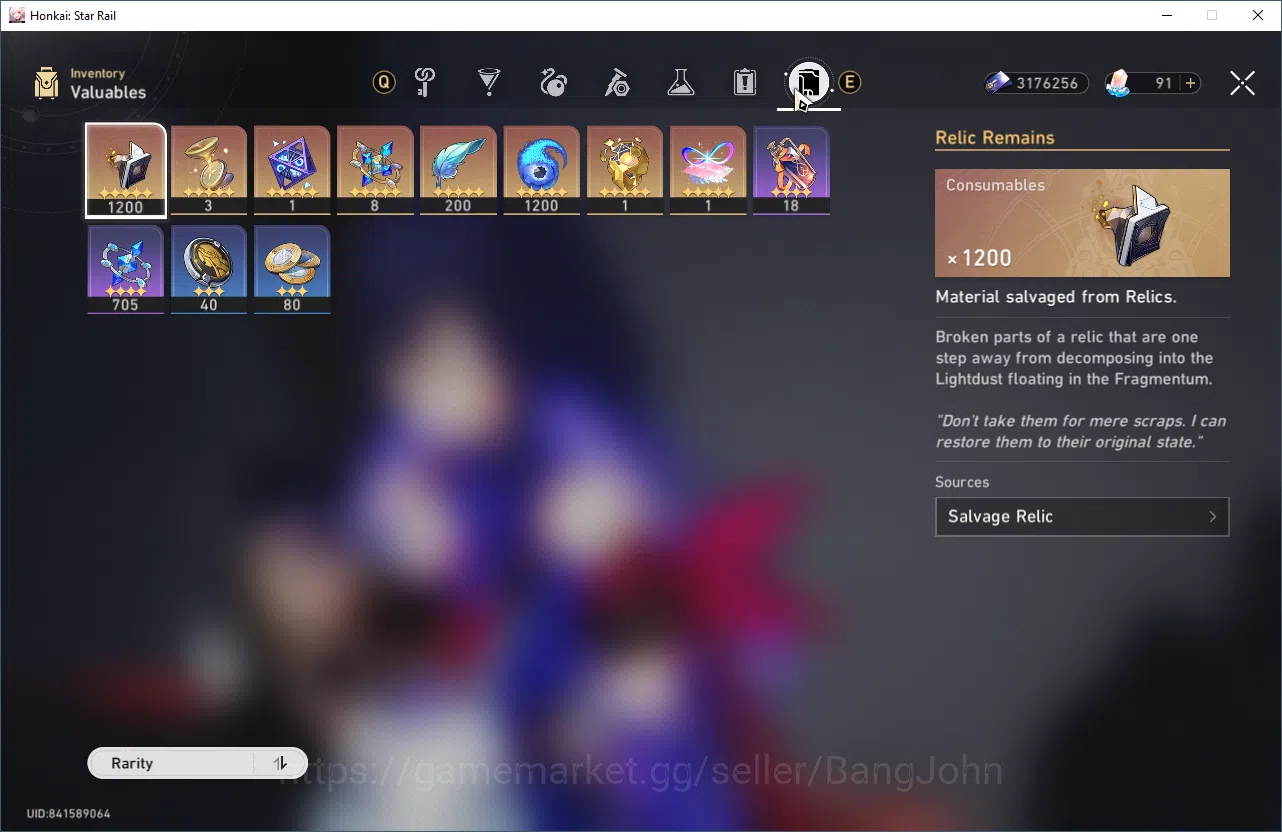 Honkai Star Rail Accounts ASIA | TL 17 | starter polosan limit, yao guang, a image 8