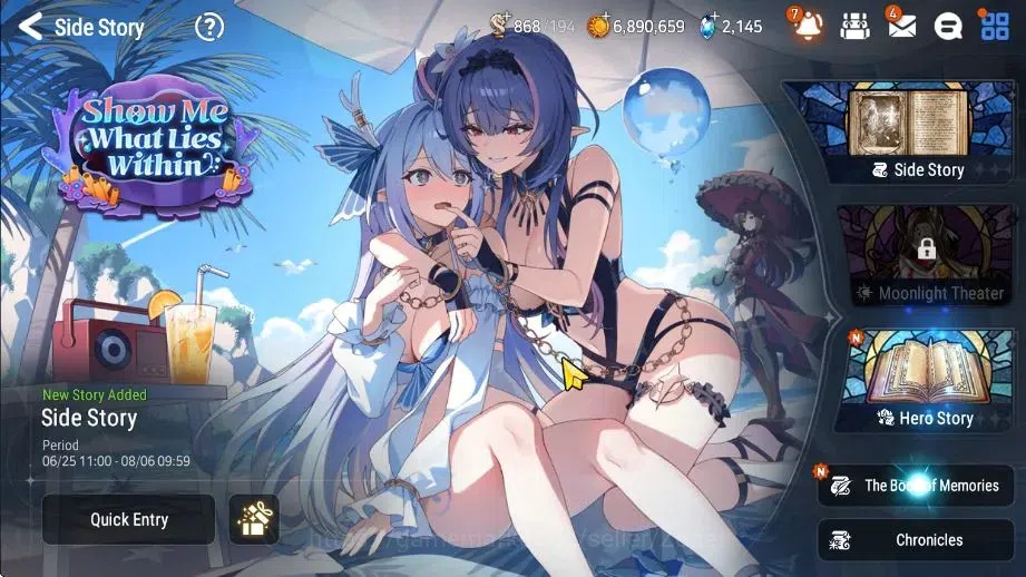 Epic Seven Accounts Starter Global|Starter New Era 2ML (R&L, SECeline)|PoH, Bless, Theater ON|Stove Unverif(ES714Z) 4