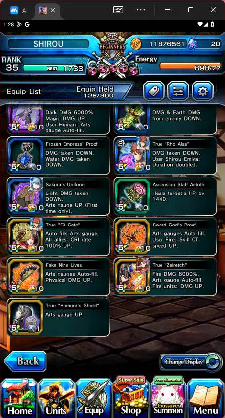 Grand Summoners Accounts GLOBAL|Ascend 13|Shirou Emiya(TW),Chloe(TW),Summer image 5