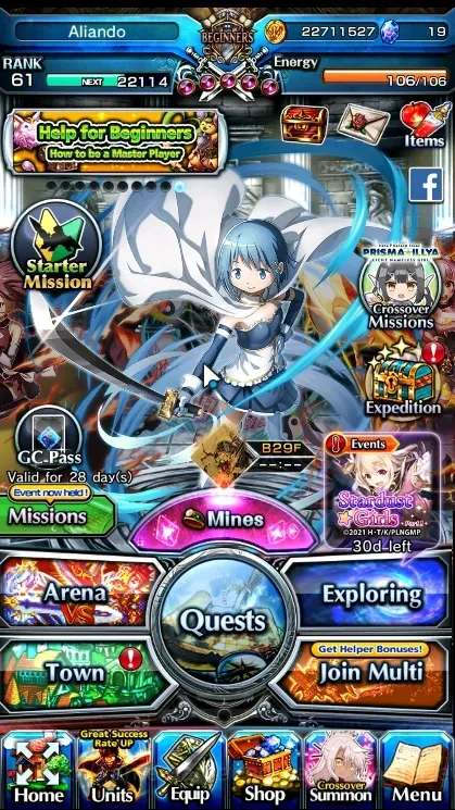 Grand Summoners Accounts End-Game Global|Rank 61|30 Ascend 10 TW|(S Miyu,S Miki,Frieren,Priscila,S Chloe,Jinwo,Saber Alter 1