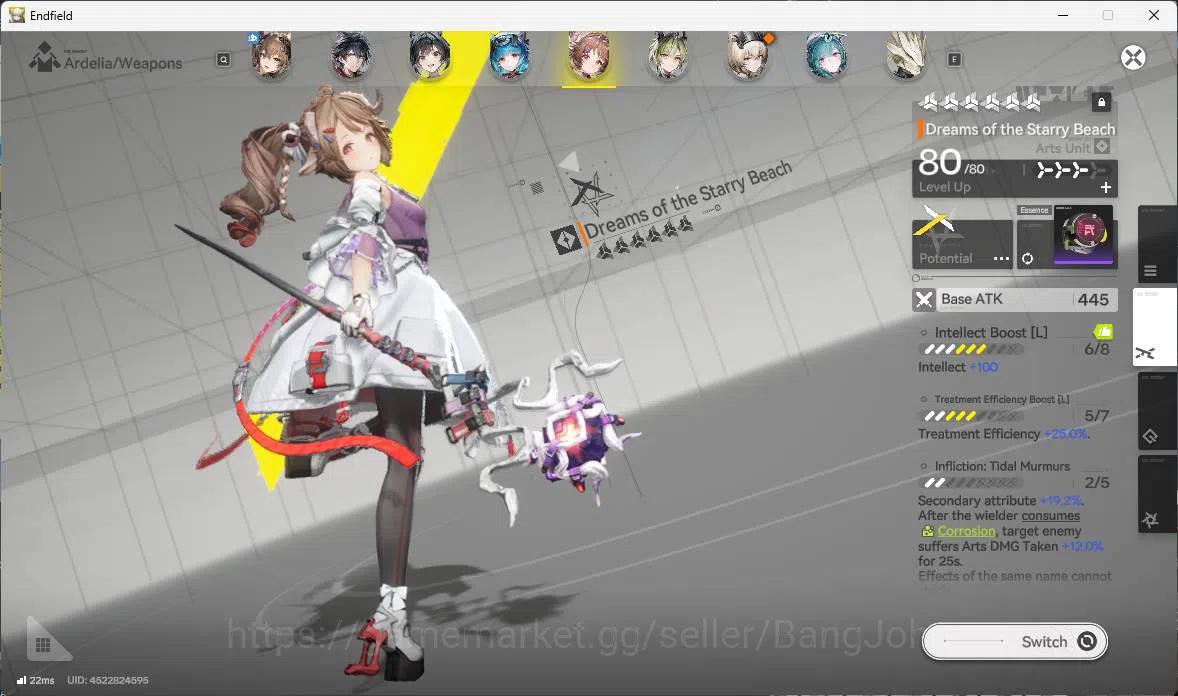 Arknights: Endfield Accounts ASIA | LVL 59, Tangtang sign, Gilberta sign, Last image 12