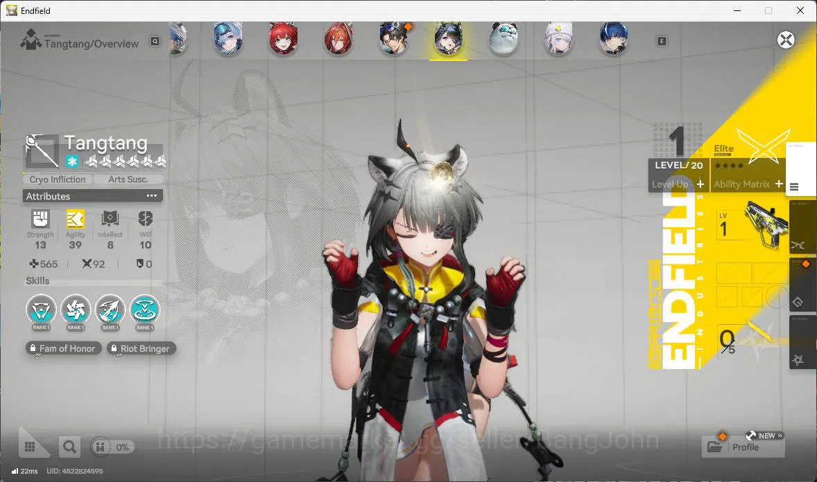 Arknights: Endfield Accounts ASIA | LVL 59, Tangtang sign, Gilberta sign, Last image 16
