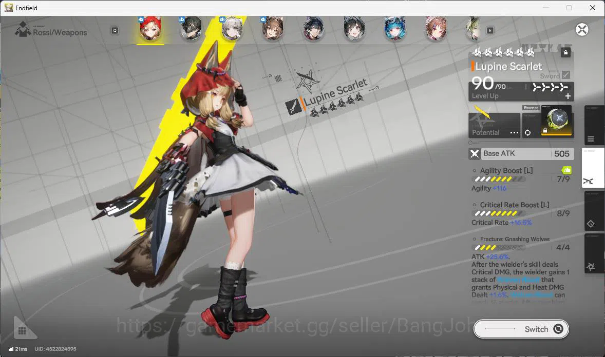 Arknights: Endfield Accounts ASIA | LVL 59, Tangtang sign, Gilberta sign, Last image 5