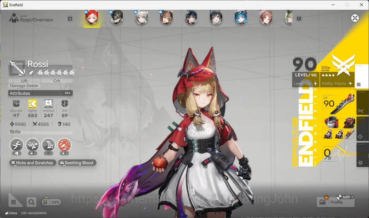 Arknights: Endfield Accounts ASIA | LVL 59, Tangtang sign, Gilberta sign, Last image 6