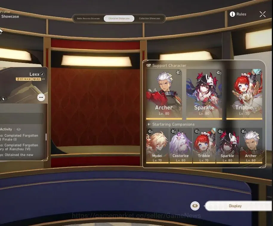 Honkai Star Rail Accounts Asia |TL 64|10 Limited|Castorice,The Dahlia,B3,Myd image 2