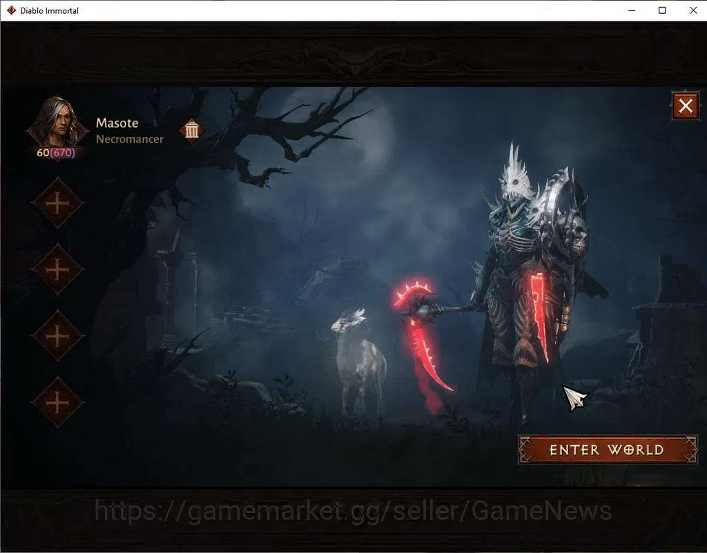 Diablo Immortal Accounts EU-Sescheron|CS ON|Lv60(670)|Necromancer|CR 38k|Re image 1