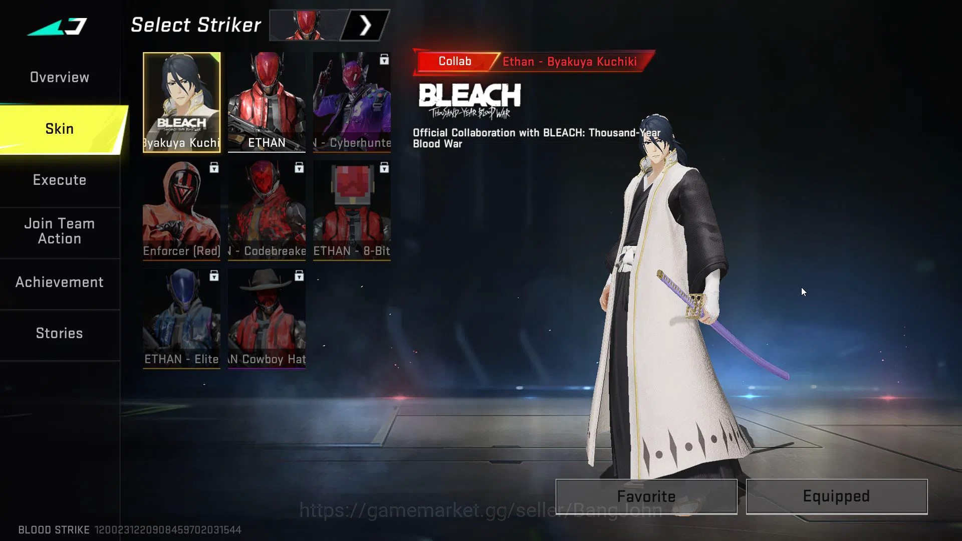 Blood Strike Accounts Others Collab Ethan | Ultra Katar | Change Name Card | Log Netease  ~BS304B 2