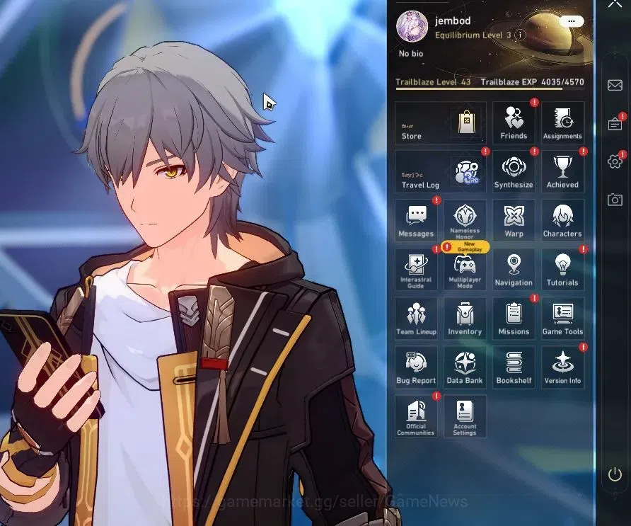 Honkai Star Rail Accounts Asia|TL 43|7 Limited|Castorice + Sign,Huohuo,Sparx image 1