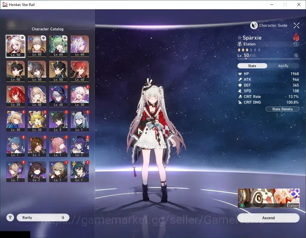 Honkai Star Rail Accounts Asia|TL 43|7 Limited|Castorice + Sign,Huohuo,Sparx image 4