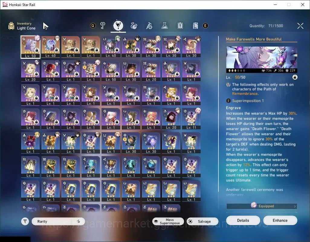 Honkai Star Rail Accounts Asia|TL 43|7 Limited|Castorice + Sign,Huohuo,Sparx image 5