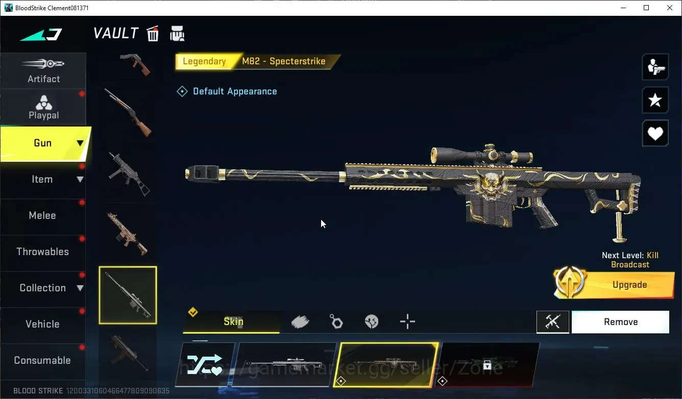 Blood Strike Accounts Rare Skin ASIA|ULTRA MELEE: BUTTERFLY KNIFE - SYNTHWAVE|LEGENDARY MB2-Specterstrike|LEGENDARY 1