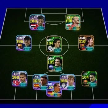 eFootball Accounts High-End Kolektif 3245+ Bale x Messi x Lothar Matthaus x Laporta x Manuel Neuer x Frank Rijkaard x 4