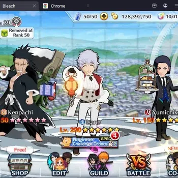 Bleach: Brave Souls Accounts Starter Global |112K BP+10K Orb|Fresh Story|Grimmjow 11th,Isane Cm24,Yumichika The