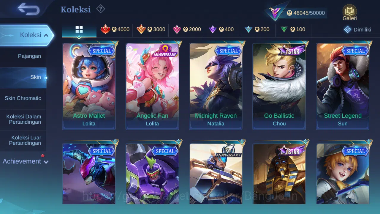 Mobile Legends: Bang Bang Accounts GLOBAL Hero 132 Skin 224 | Luckybox Lunox | KOF Ka image 11